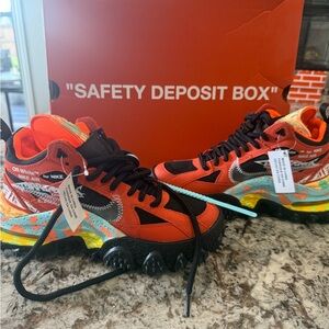 NEW! Nike Off-White Orange Sneakers